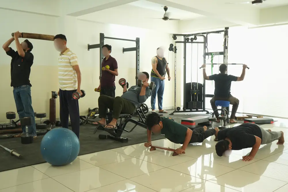 Supervised gym session at Affinity Rehab