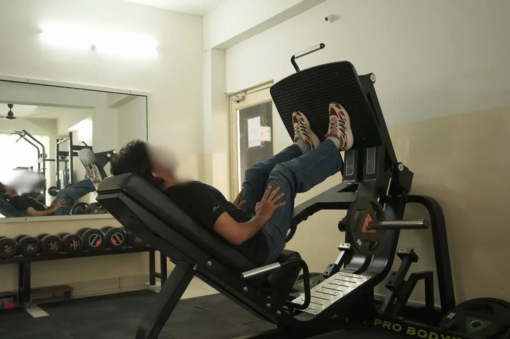 Cable machine training at Affinity Rehab